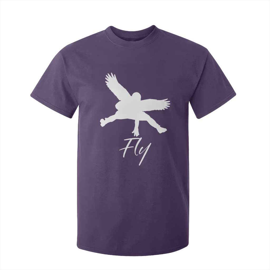 Philly Lover T Shirt For Kid Fly Birds Spirit Vintage Football Lovers TS10 Purple Print Your Wear