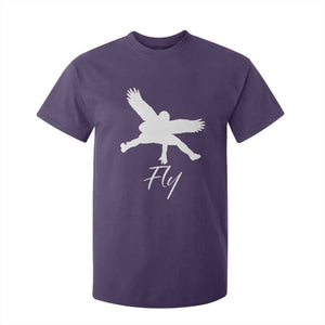 Eagles Fly T Shirt For Kid Philadelphia Birds Spirit TS10 Purple Print Your Wear