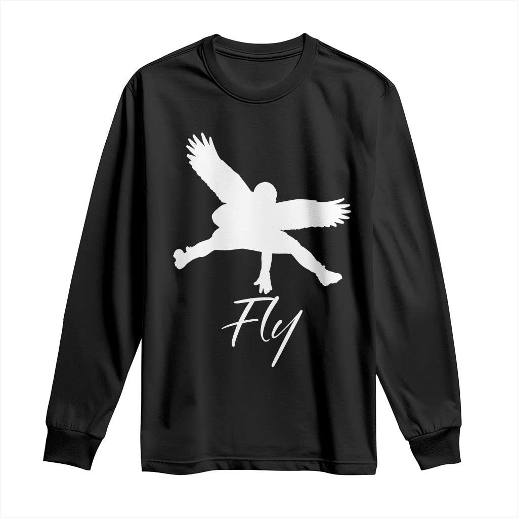 Philly Lover Long Sleeve Shirt Fly Birds Spirit Vintage Football Lovers TS10 Black Print Your Wear
