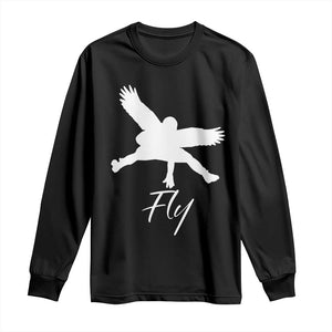 Eagles Fly Long Sleeve Shirt Philadelphia Birds Spirit TS10 Black Print Your Wear
