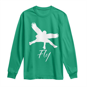 Philly Lover Long Sleeve Shirt Fly Birds Spirit Vintage Football Lovers TS10 Irish Green Print Your Wear