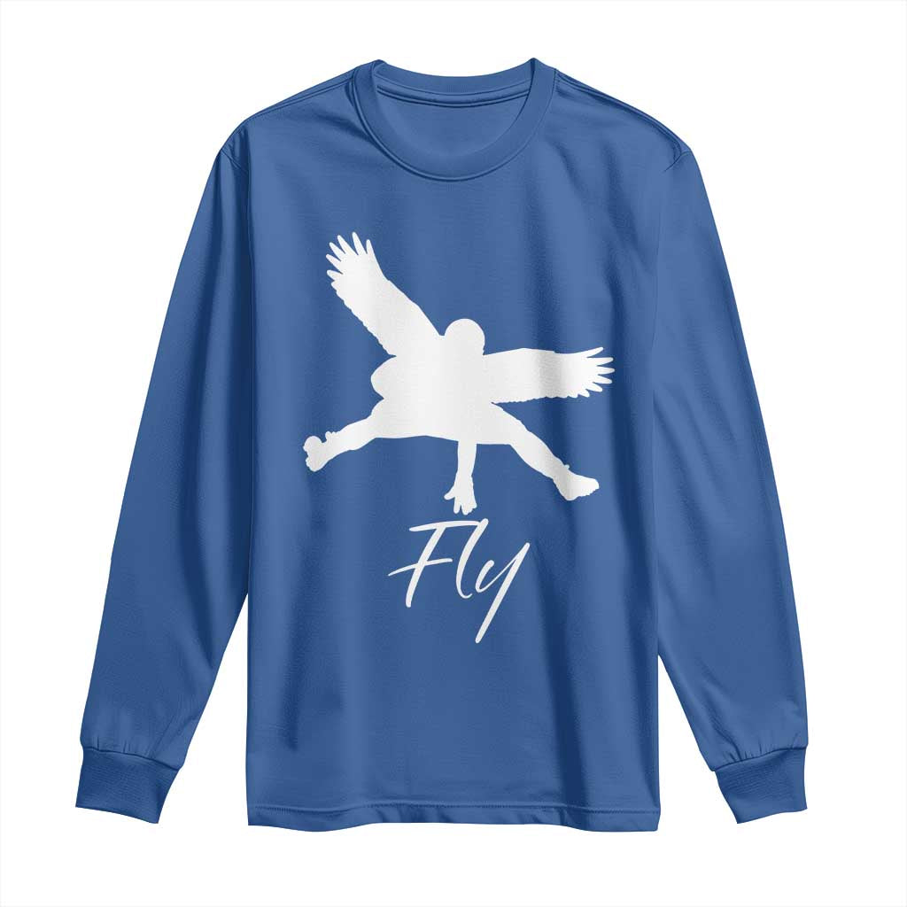 Philly Lover Long Sleeve Shirt Fly Birds Spirit Vintage Football Lovers TS10 Royal Blue Print Your Wear