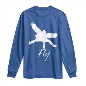 Eagles Fly Long Sleeve Shirt Philadelphia Birds Spirit TS10 Royal Blue Print Your Wear