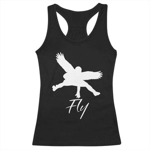 Eagles Fly Racerback Tank Top Philadelphia Birds Spirit TS10 Black Print Your Wear