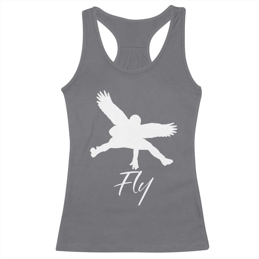Philly Lover Racerback Tank Top Fly Birds Spirit Vintage Football Lovers TS10 Charcoal Print Your Wear