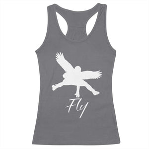 Eagles Fly Racerback Tank Top Philadelphia Birds Spirit TS10 Charcoal Print Your Wear