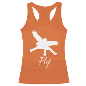Eagles Fly Racerback Tank Top Philadelphia Birds Spirit TS10 Orange Print Your Wear