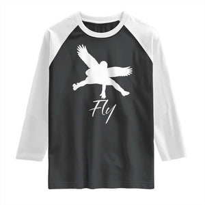 Philly Lover Raglan Shirt Fly Birds Spirit Vintage Football Lovers TS10 Black White Print Your Wear