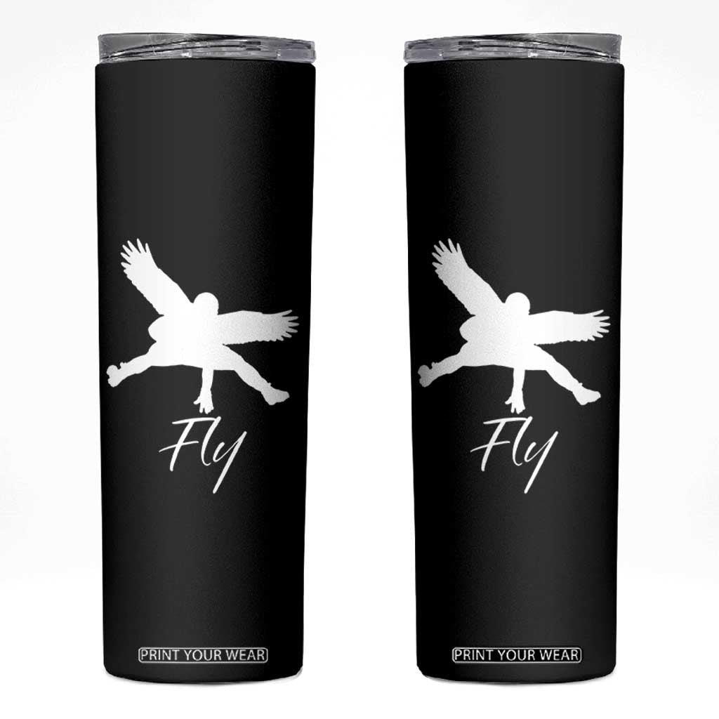 Eagles Fly Skinny Tumbler Philadelphia Birds Spirit TS10 Black Print Your Wear