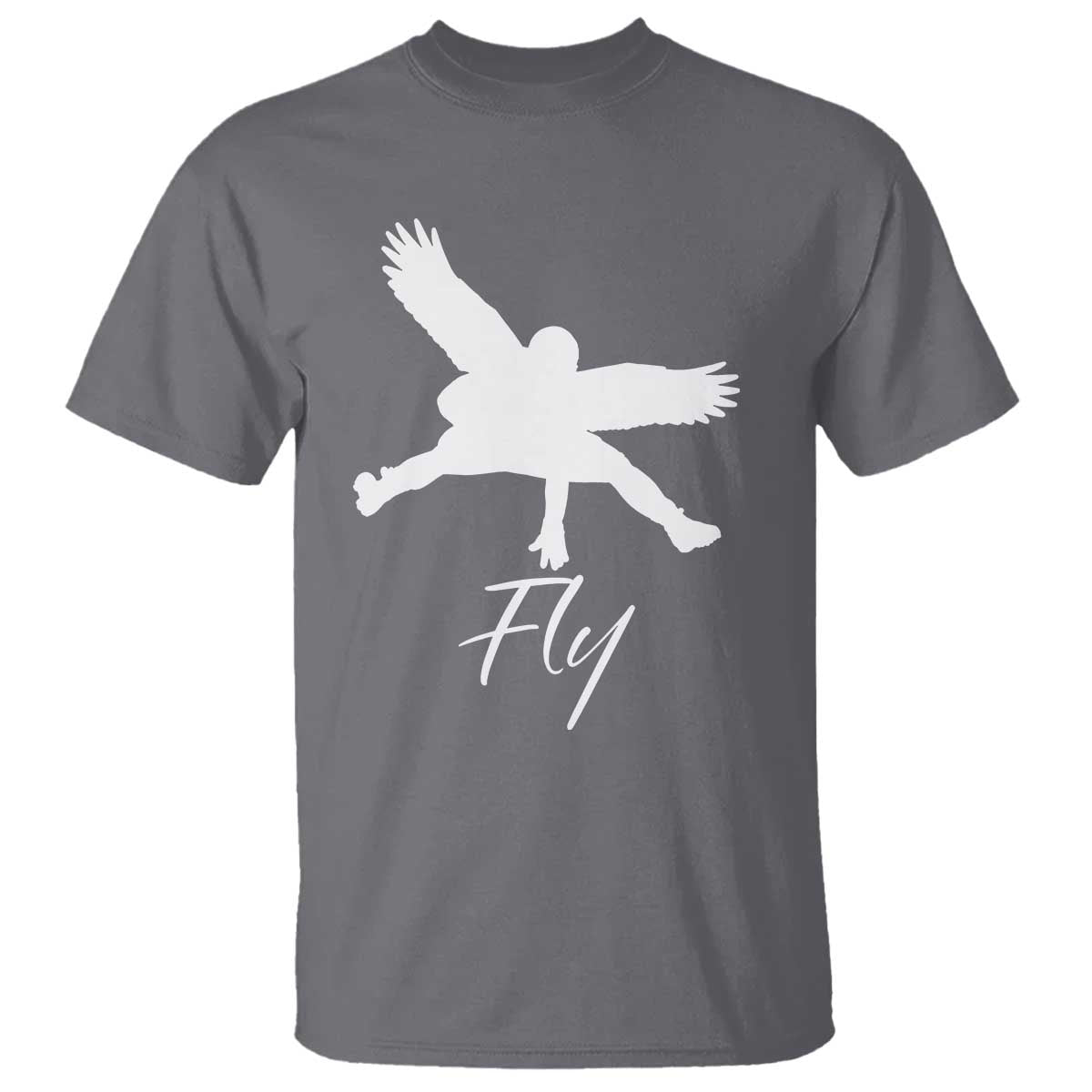 Philly Lover T Shirt Fly Birds Spirit Vintage Football Lovers TS10 Charcoal Print Your Wear