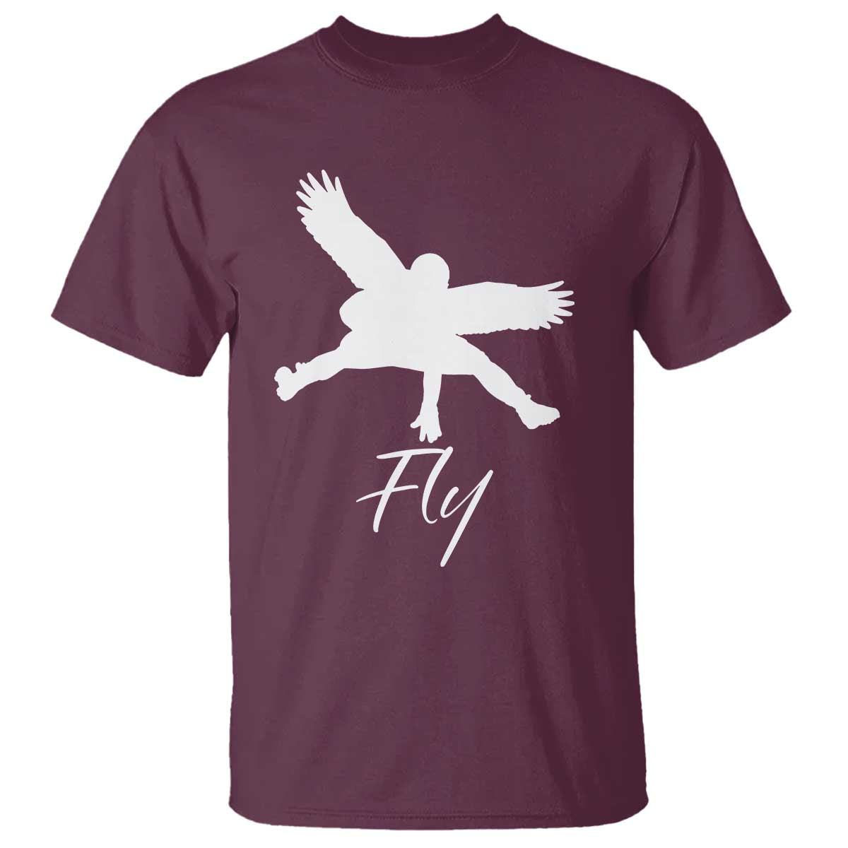 Philly Lover T Shirt Fly Birds Spirit Vintage Football Lovers TS10 Maroon Print Your Wear