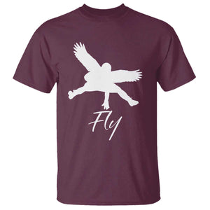 Eagles Fly T Shirt Philadelphia Birds Spirit TS10 Maroon Print Your Wear