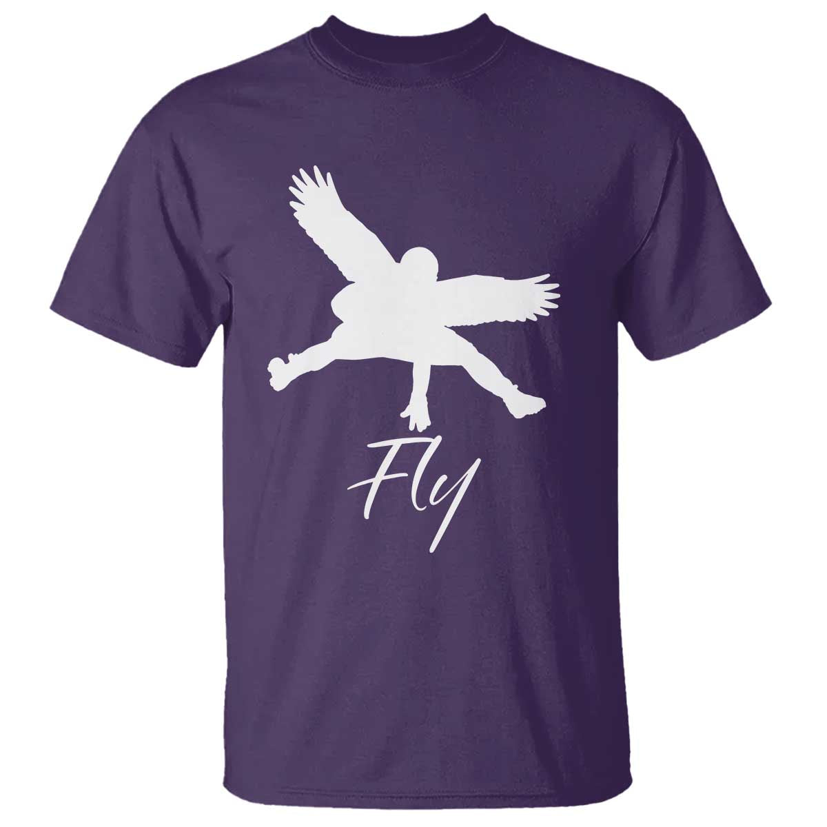 Philly Lover T Shirt Fly Birds Spirit Vintage Football Lovers TS10 Purple Print Your Wear