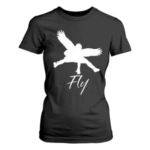 Philly Lover T Shirt For Women Fly Birds Spirit Vintage Football Lovers TS10 Black Print Your Wear