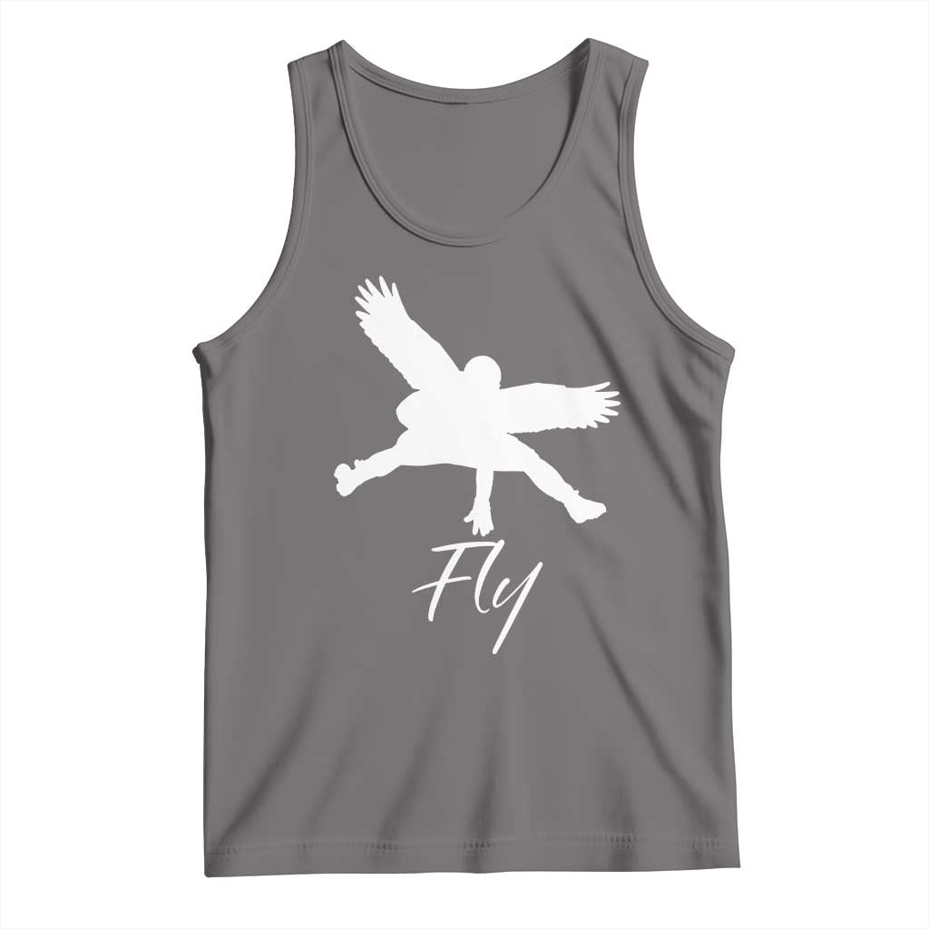 Philly Lover Tank Top Fly Birds Spirit Vintage Football Lovers TS10 Deep Heather Print Your Wear