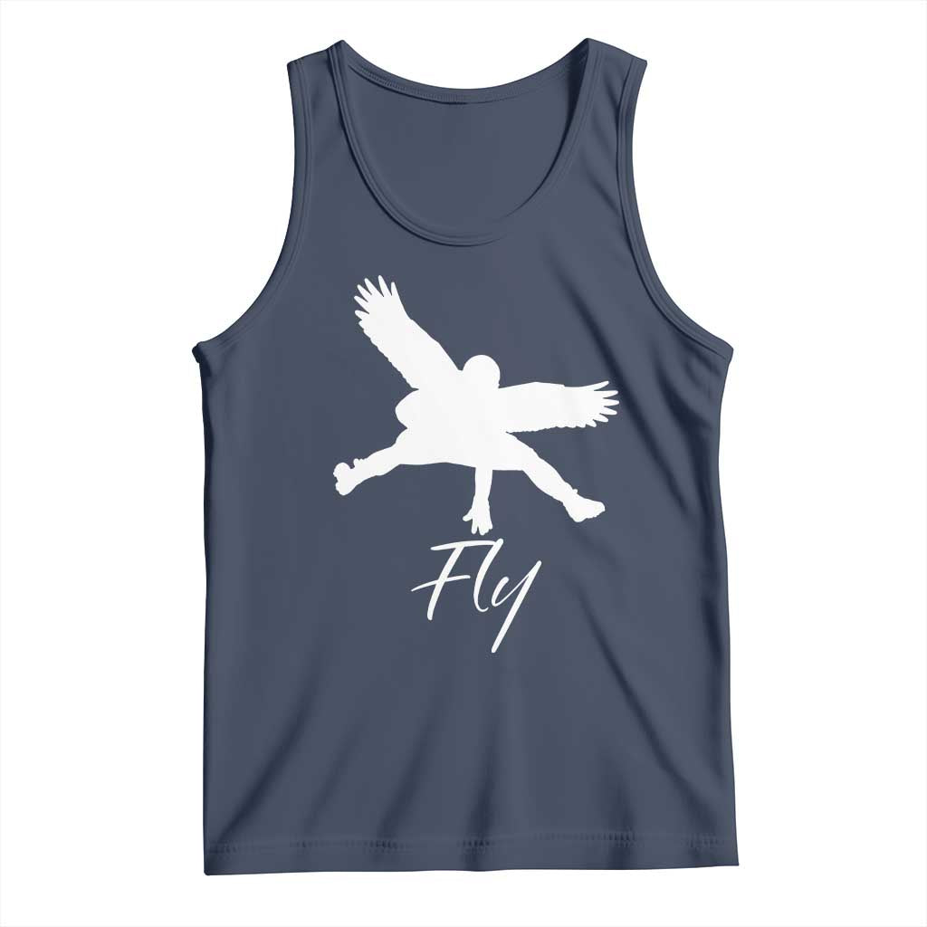 Philly Lover Tank Top Fly Birds Spirit Vintage Football Lovers TS10 Navy Print Your Wear