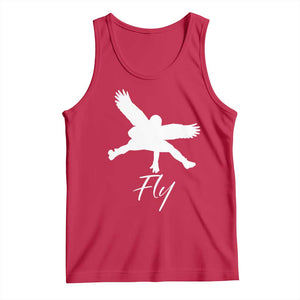 Eagles Fly Tank Top Philadelphia Birds Spirit TS10 Red Print Your Wear