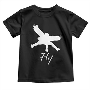 Eagles Fly Toddler T Shirt Philadelphia Birds Spirit TS10 Black Print Your Wear