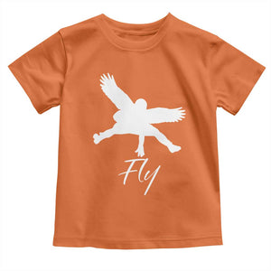 Eagles Fly Toddler T Shirt Philadelphia Birds Spirit TS10 Orange Print Your Wear