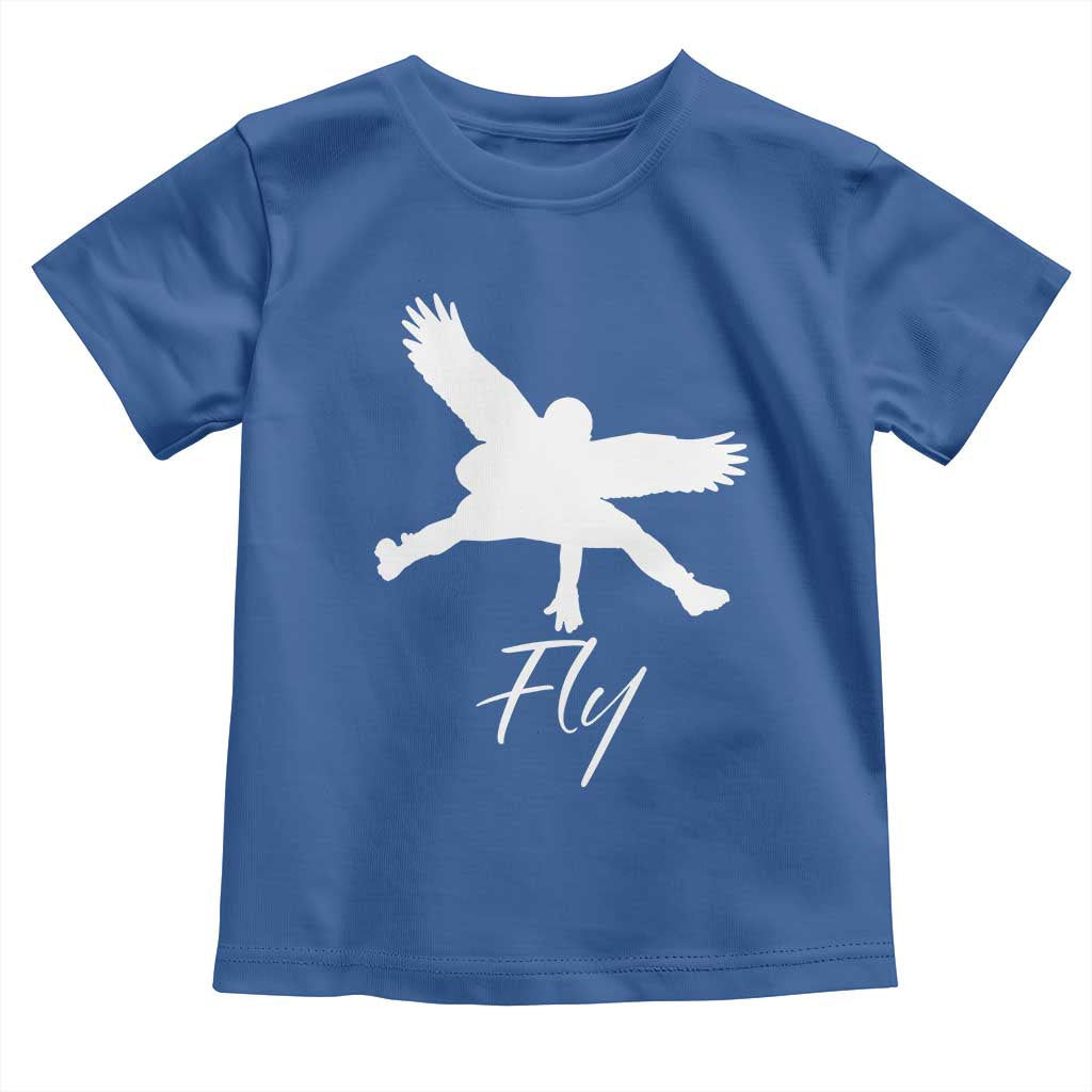 Philly Lover Toddler T Shirt Fly Birds Spirit Vintage Football Lovers TS10 Royal Blue Print Your Wear