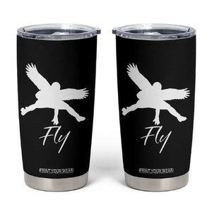 Eagles Fly Tumbler Cup Philadelphia Birds Spirit TS10 Black Print Your Wear