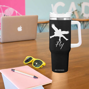 Eagles Fly Tumbler With Handle Philadelphia Birds Spirit TS10 Print Your Wear