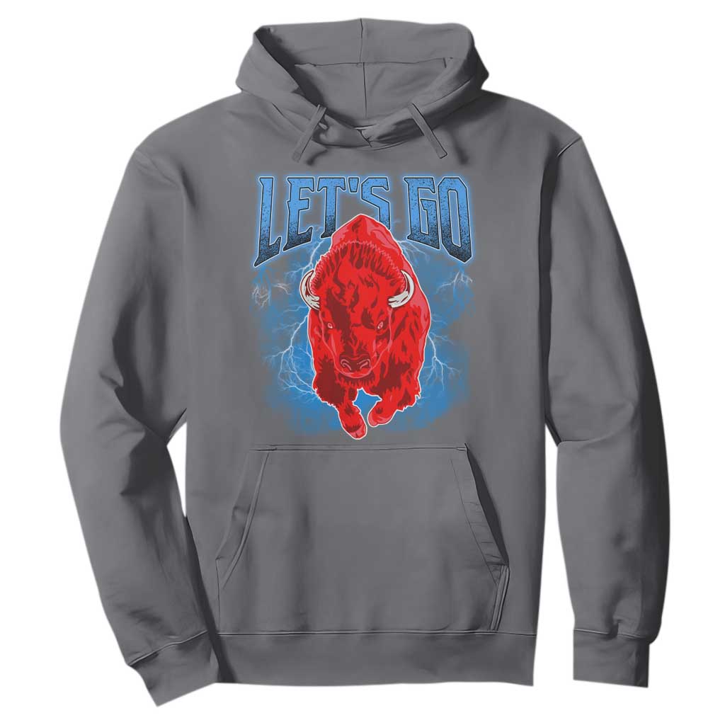 Let's Go Buffalo Hoodie Western New York WNY Pride Mafia Gift TS10 Charcoal Print Your Wear