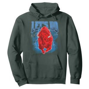Let's Go BFB Hoodie Western New York WNY Pride Mafia Gift TS10 Dark Forest Green Print Your Wear