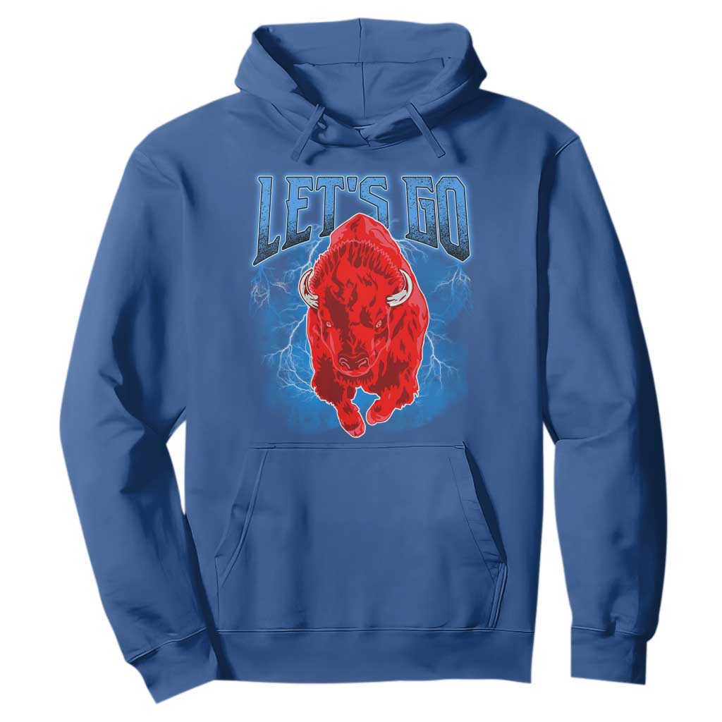 Let's Go Buffalo Hoodie Western New York WNY Pride Mafia Gift TS10 Royal Blue Print Your Wear