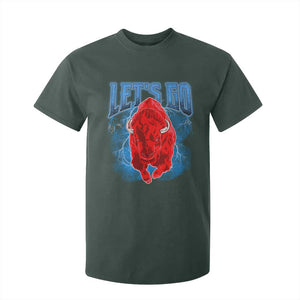 Let's Go Buffalo T Shirt For Kid Western New York WNY Pride Mafia Gift TS10 Dark Forest Green Print Your Wear