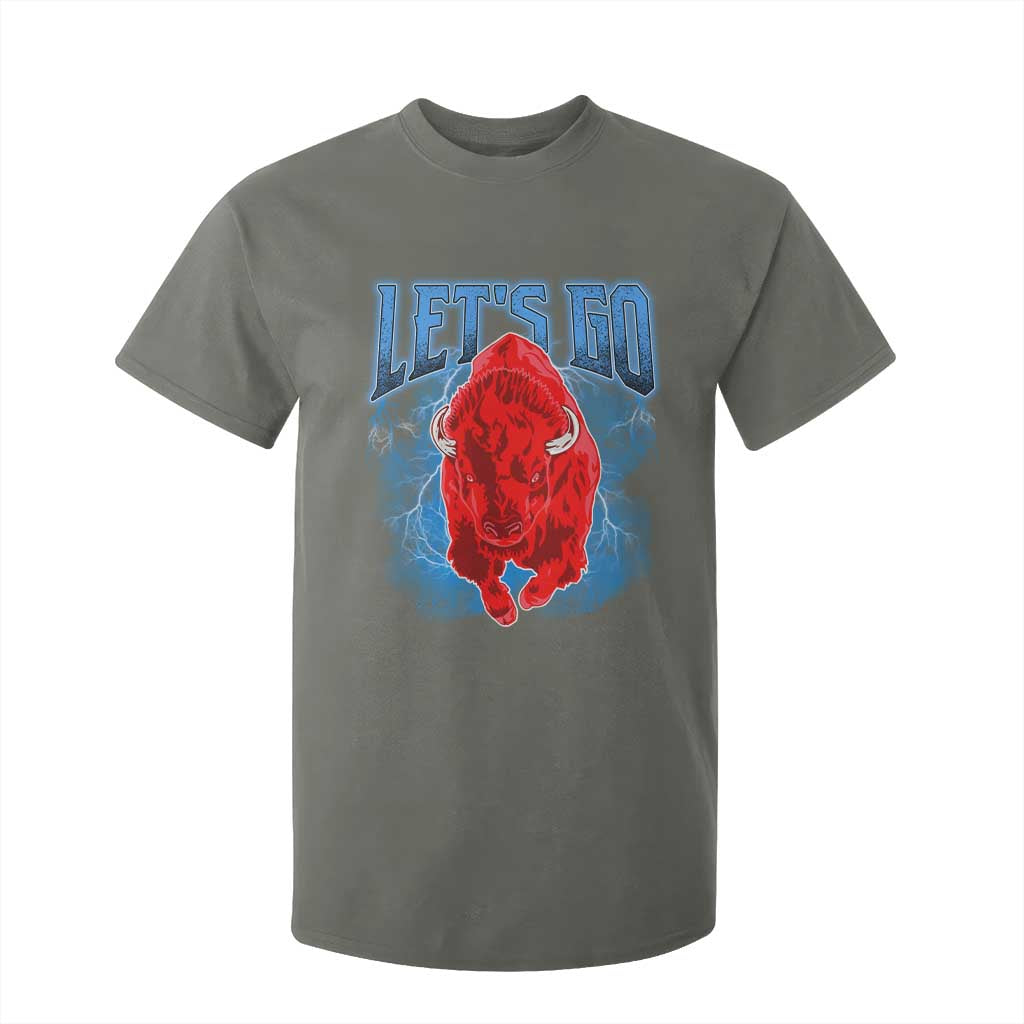 Let's Go BFB T Shirt For Kid Western New York WNY Pride Mafia Gift TS10 Military Green Print Your Wear