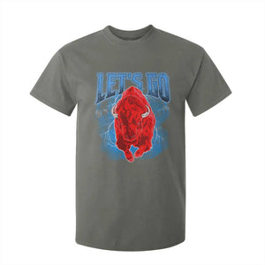 Let's Go Buffalo T Shirt For Kid Western New York WNY Pride Mafia Gift TS10 Military Green Print Your Wear