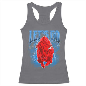 Let's Go Buffalo Racerback Tank Top Western New York WNY Pride Mafia Gift TS10 Charcoal Print Your Wear