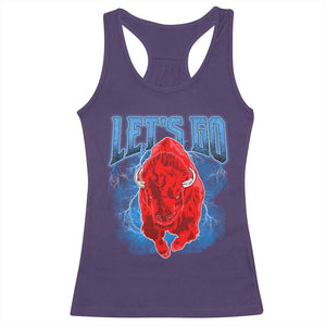 Let's Go Buffalo Racerback Tank Top Western New York WNY Pride Mafia Gift TS10 Purple Print Your Wear