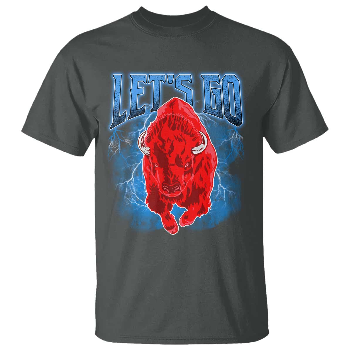 Let's Go Buffalo T Shirt Western New York WNY Pride Mafia Gift TS10 Dark Heather Print Your Wear