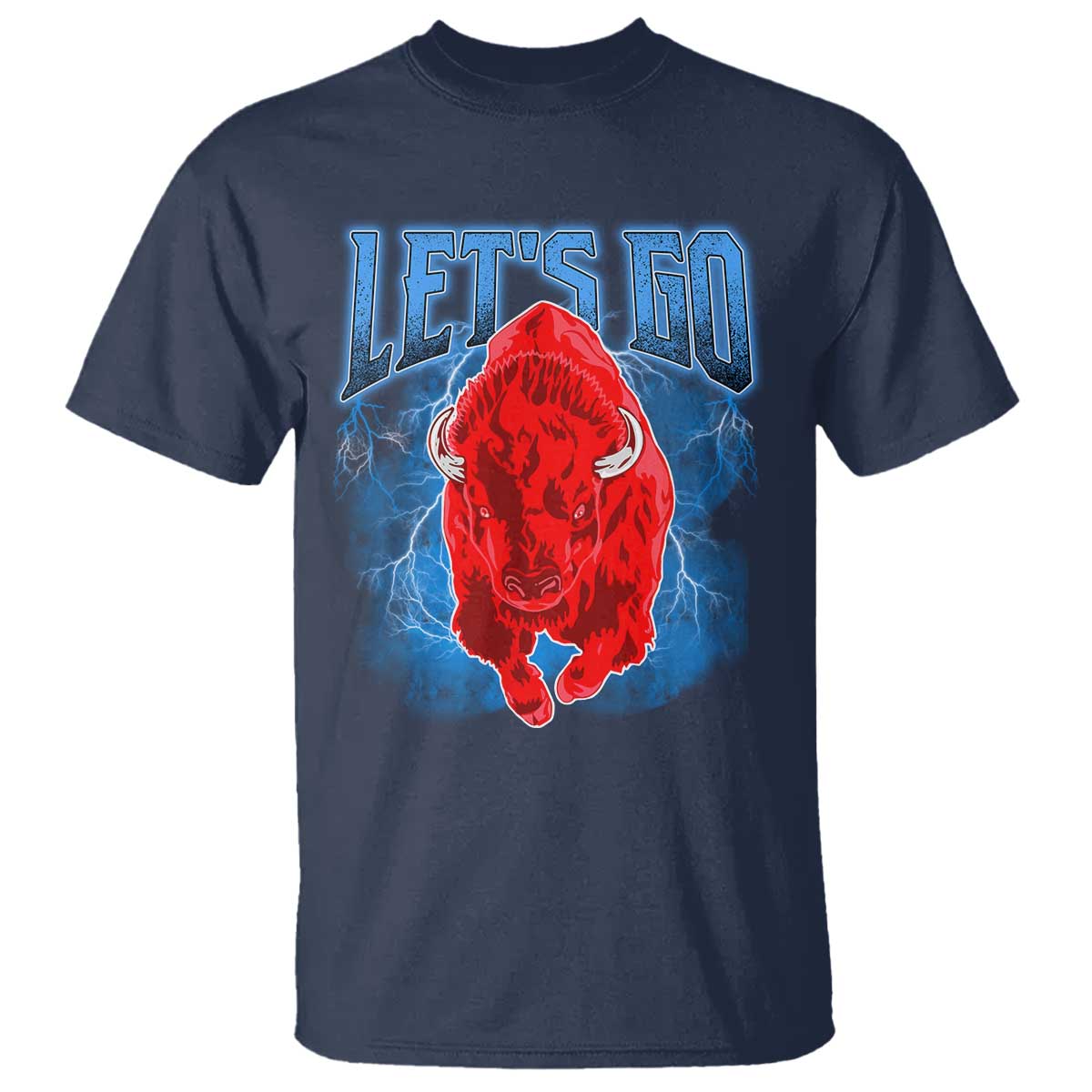 Let's Go BFB T Shirt Western New York WNY Pride Mafia Gift TS10 Navy Print Your Wear