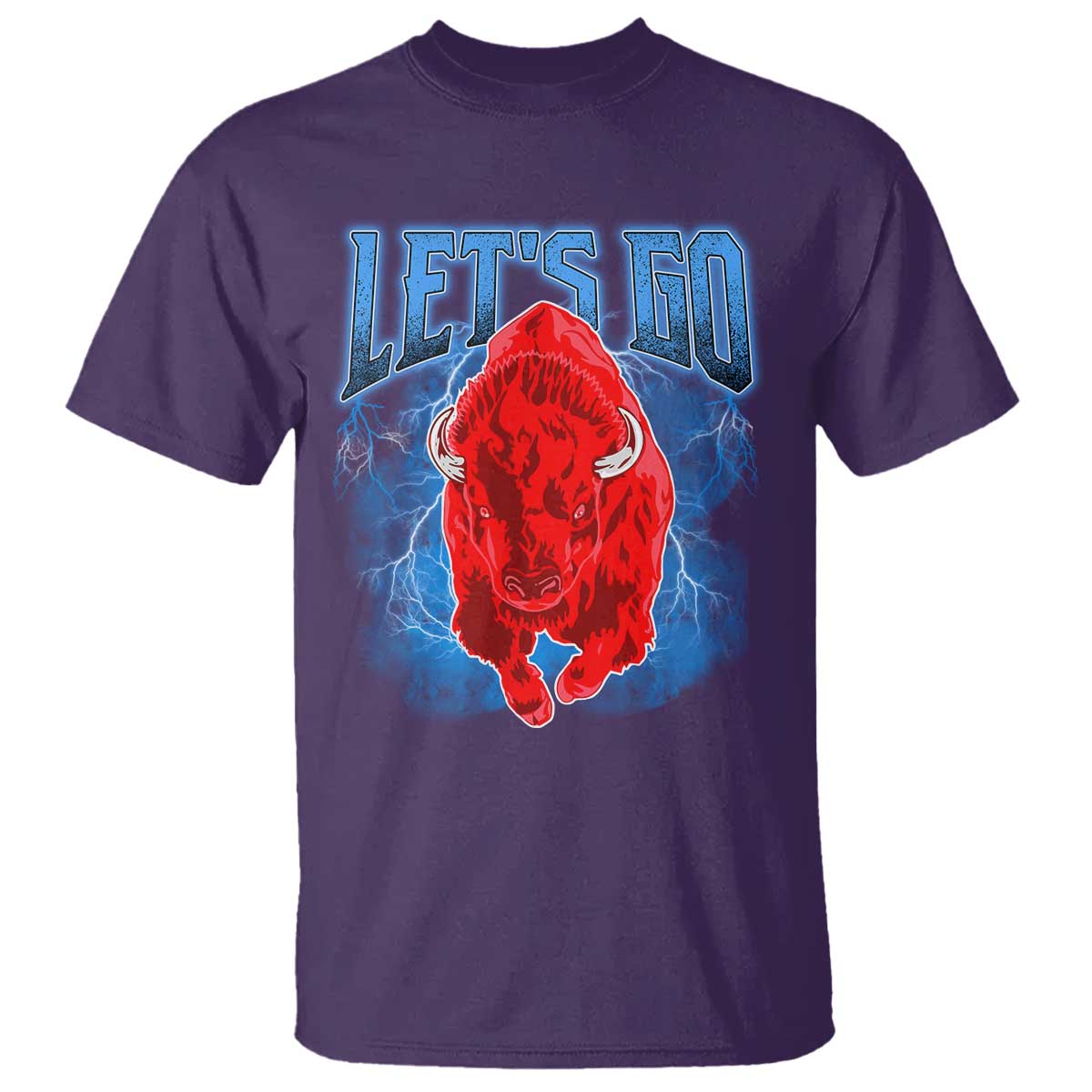 Let's Go Buffalo T Shirt Western New York WNY Pride Mafia Gift TS10 Purple Print Your Wear