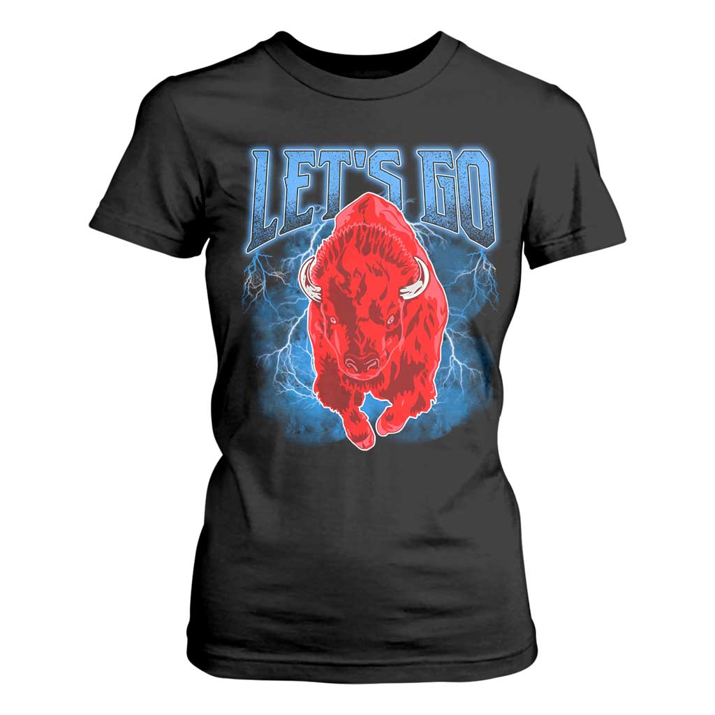 Let's Go Buffalo T Shirt For Women Western New York WNY Pride Mafia Gift TS10 Black Print Your Wear