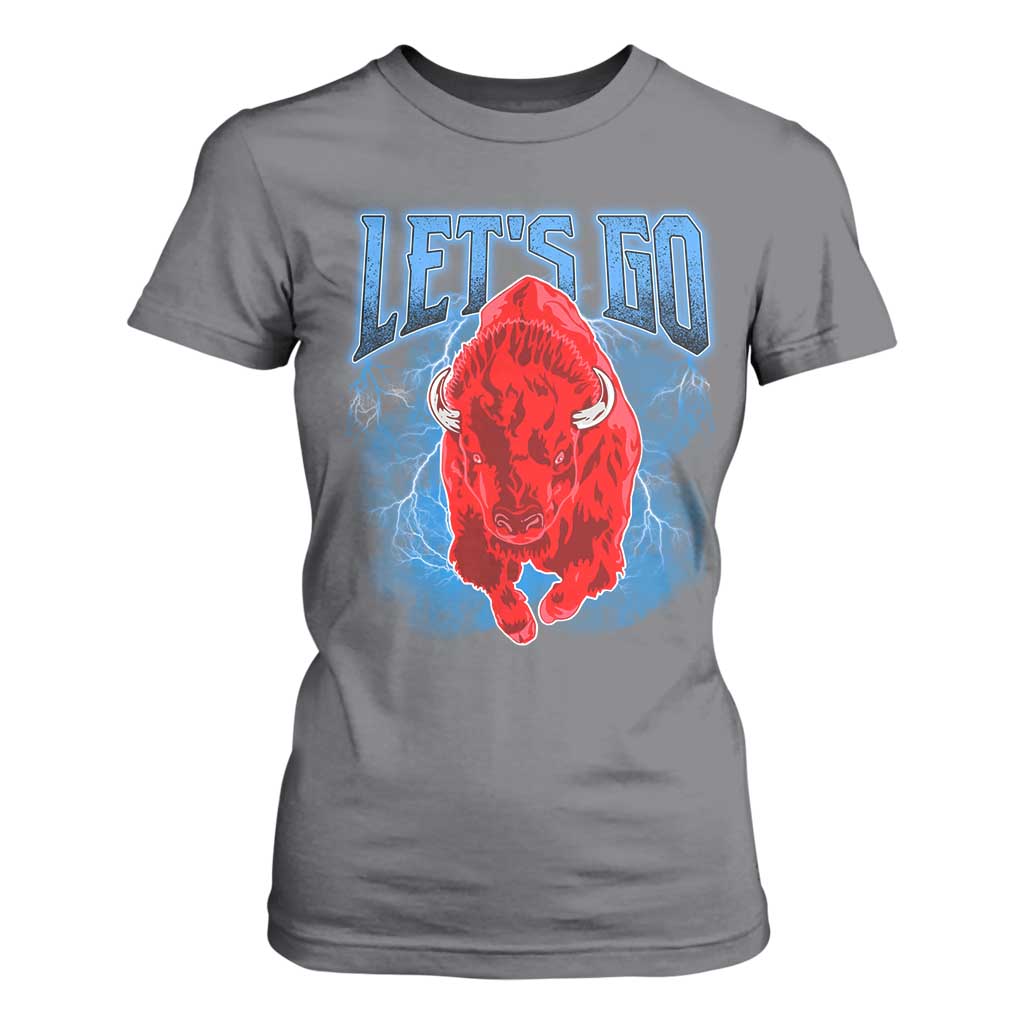 Let's Go Buffalo T Shirt For Women Western New York WNY Pride Mafia Gift TS10 Charcoal Print Your Wear