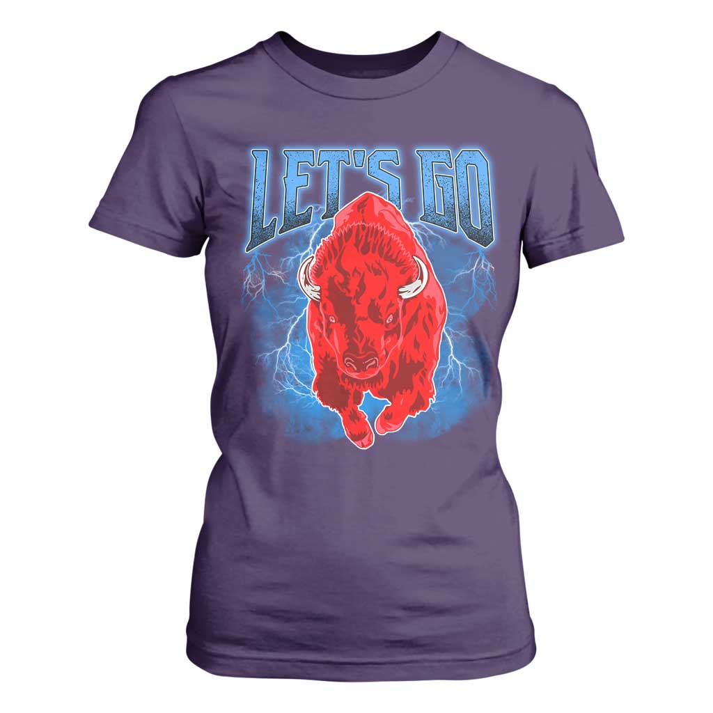 Let's Go Buffalo T Shirt For Women Western New York WNY Pride Mafia Gift TS10 Purple Print Your Wear