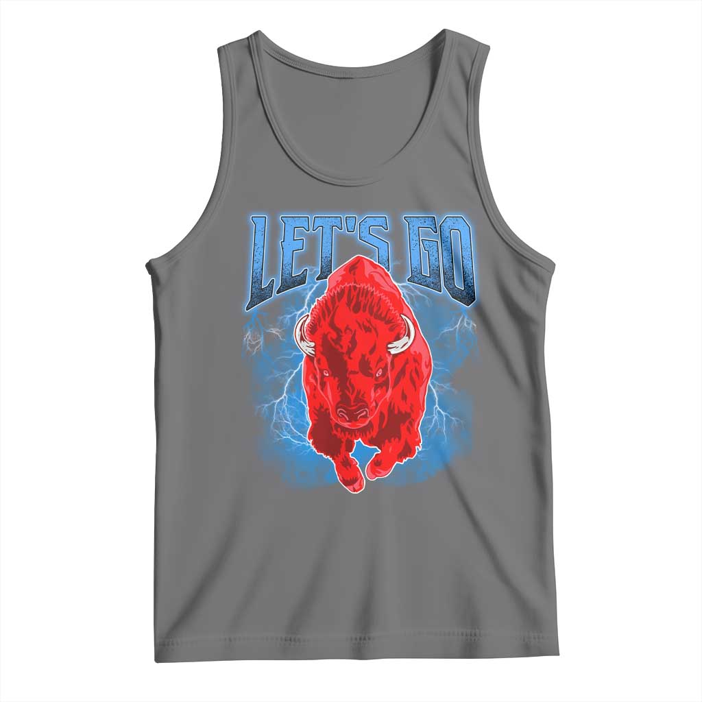 Let's Go BFB Tank Top Western New York WNY Pride Mafia Gift TS10 Black Heather Print Your Wear