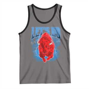 Let's Go BFB Tank Top Western New York WNY Pride Mafia Gift TS10 Deep Heather Black Print Your Wear