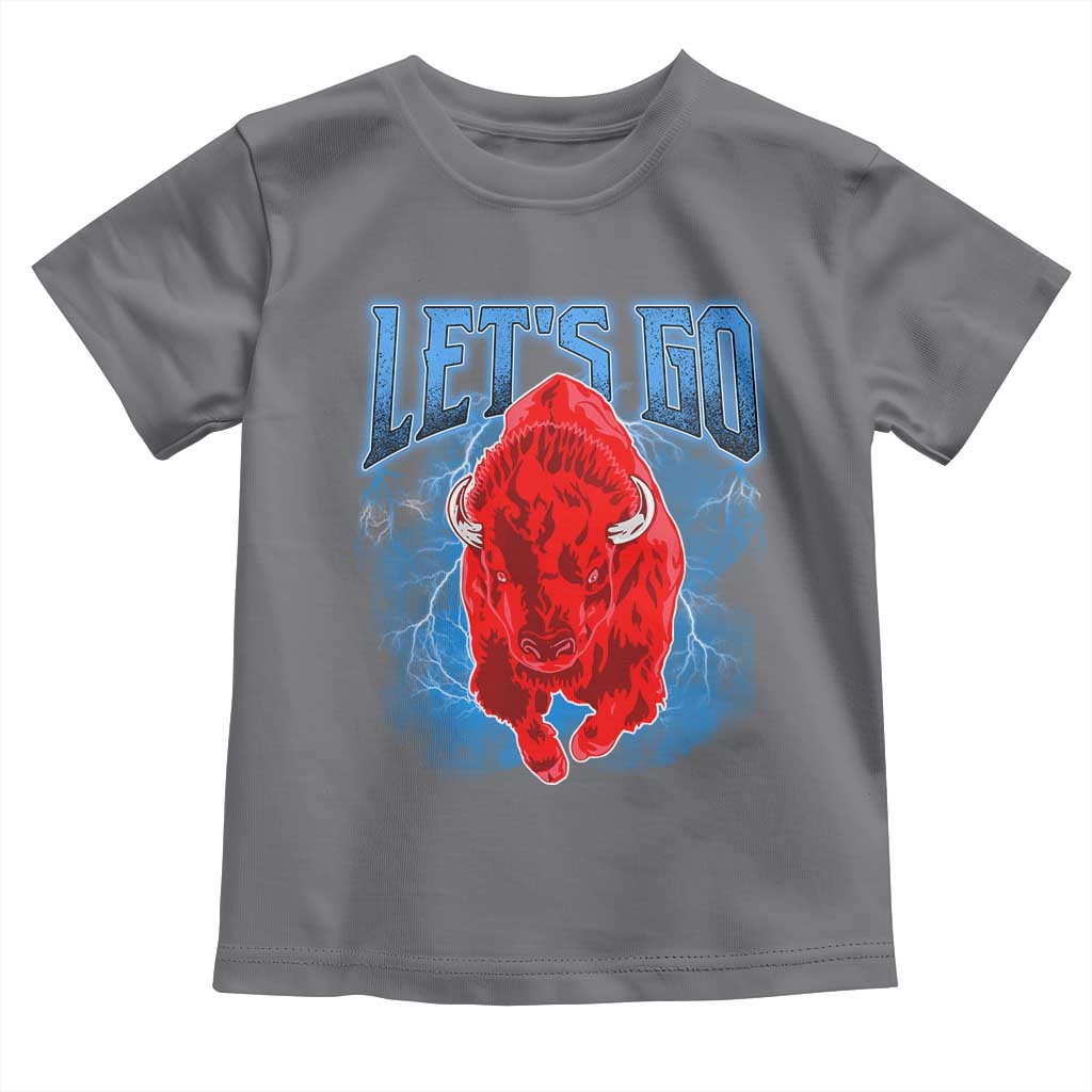 Let's Go BFB Toddler T Shirt Western New York WNY Pride Mafia Gift TS10 Charcoal Print Your Wear