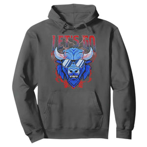 Let's Go BFB Hoodie Fan Apparel WNY Pride TS10 Dark Heather Print Your Wear