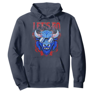 Let's Go BFB Hoodie Fan Apparel WNY Pride TS10 Navy Print Your Wear