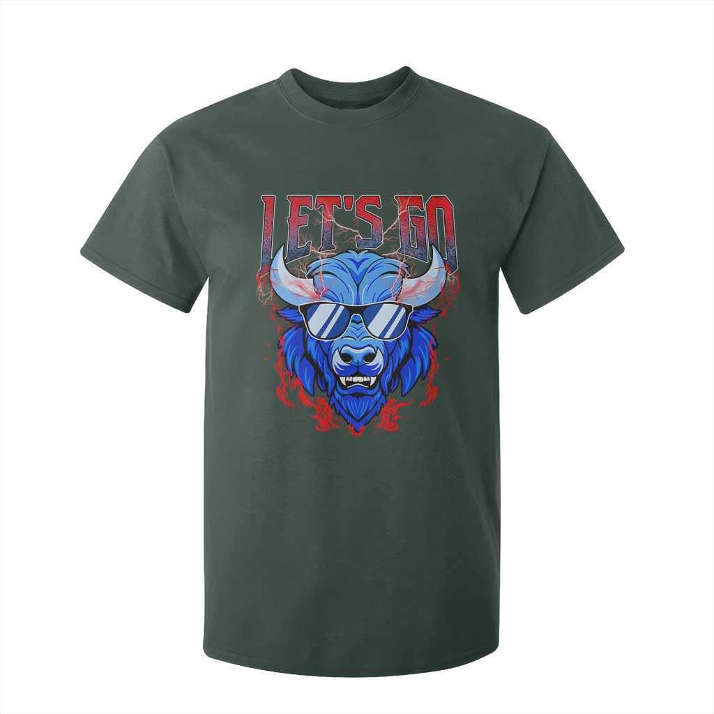 Let's Go Buffalo T Shirt For Kid Fan Apparel WNY Pride TS10 Dark Forest Green Print Your Wear