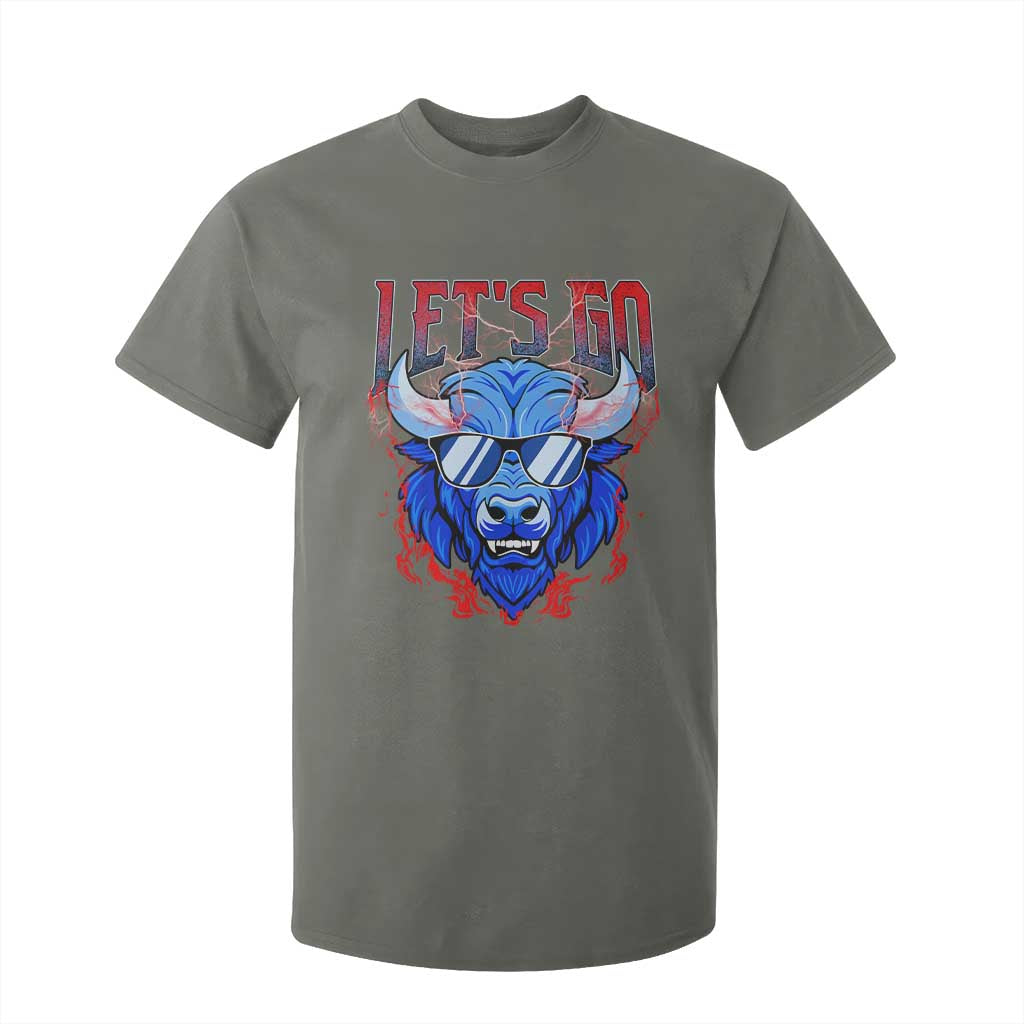 Let's Go BFB T Shirt For Kid Fan Apparel WNY Pride TS10 Military Green Print Your Wear