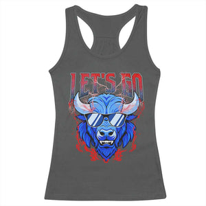 Let's Go Buffalo Racerback Tank Top Fan Apparel WNY Pride TS10 Dark Heather Print Your Wear