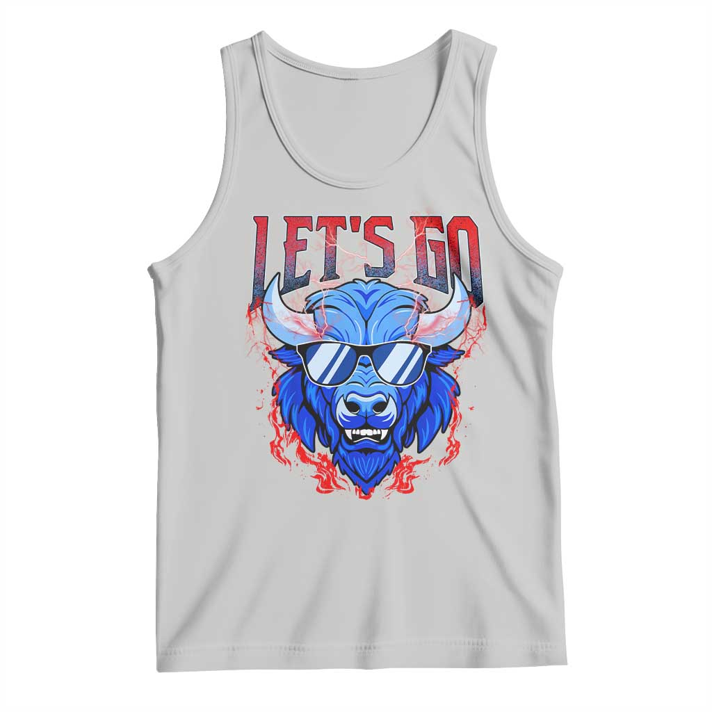 Let's Go BFB Tank Top Fan Apparel WNY Pride TS10 Ash Print Your Wear