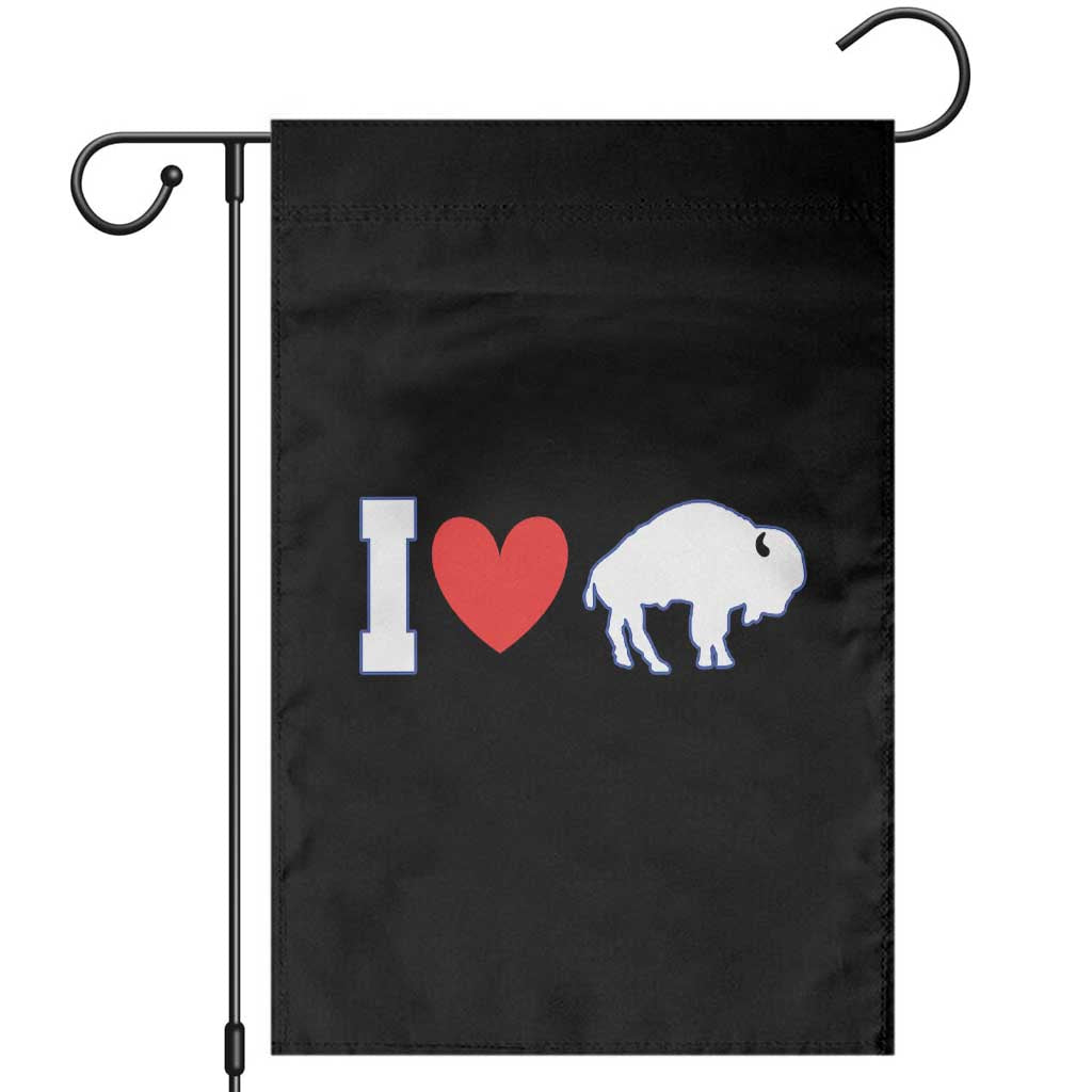 Vintage BF Garden Flag American I Love Bison TS10 Black Print Your Wear